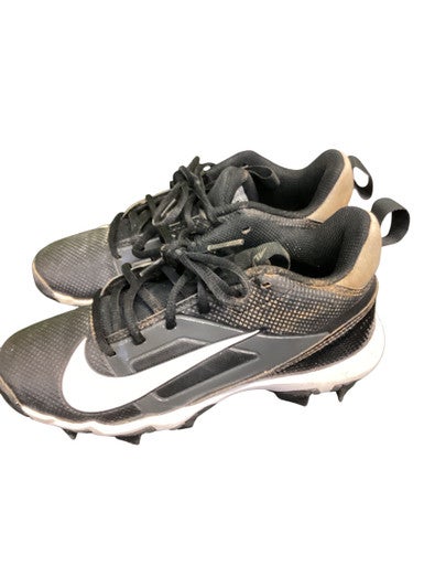 Used Nike BLACK BASEBALL CLEATS BB/SB Cleats Black Junior 03 11884-S000051291