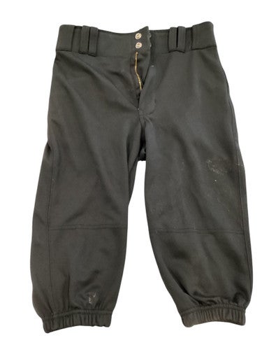 Used Champro YOUTH LARGE BLACK BASEBALL PANTS BB/SB Pant Boys Black LG 11884-S000051296