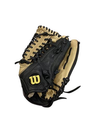 Used Wilson A1000 BB/SB Glove RH Throw Black 12 1/2" 11884-S000051361