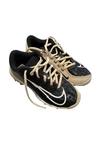 Used Nike VAPOR BASEBALL CLEATS BB/SB Cleats Black Junior 01 11884-S000051353