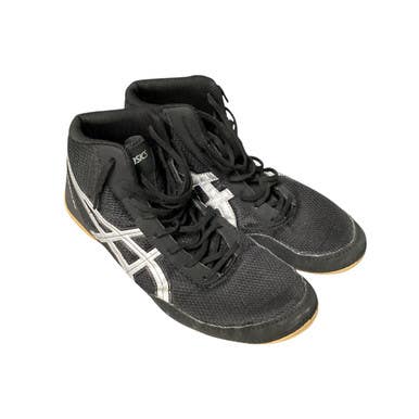 Used Asics MATFLEX Wrestling Shoes Black Senior 11 11479-S000402063