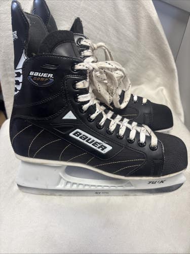 Senior Adult Size 10 Bauer COMP Ice Hockey Skates.