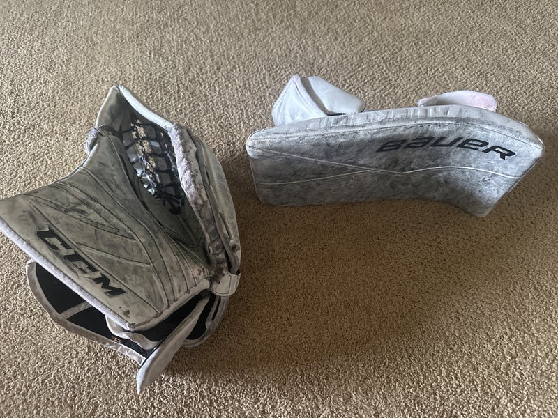 CCM Glove 14" (Used) & Bauer blocker