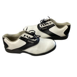 Used Foot Joy Mens Golf Shoes White Senior 10 11760-S000080864