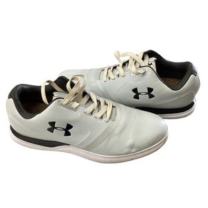 Used Under Armour Mens Golf Shoes Silver Senior 10 11760-S000080854