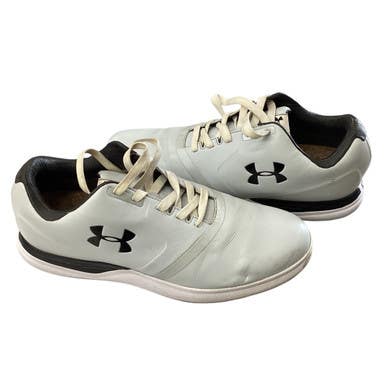 Used Under Armour Mens Golf Shoes Silver Senior 10 11760-S000080854