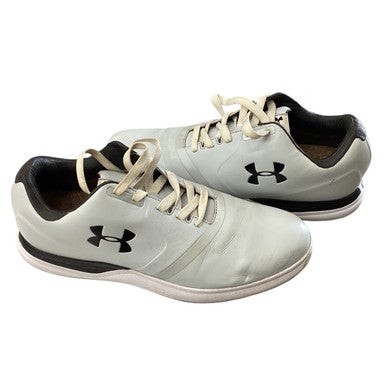 Used Under Armour Mens Golf Shoes Silver Senior 10 11760-S000080854