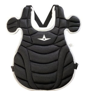 Used All-Star CHEST PROTECTOR Catchers Chest Protector Black Youth 11760-S000080843
