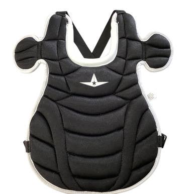 Used All-Star CHEST PROTECTOR Catchers Chest Protector Black Youth 11760-S000080843