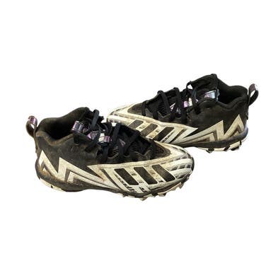 Used Adidas Jr FB Cleats Black Junior 01.5 11760-S000080838