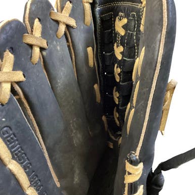 Used Louisville Slugger GENESIS 1884 RH Throw Fastpitch Gloves Black 13" 11760-S000080831