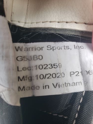 2020 Warrior Ritual G5 Full Right (Used)