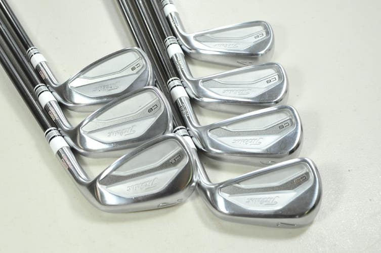 Titleist 620 CB 4-PW Iron Set Stiff Flex Right KBS C Taper Steel # 200998
