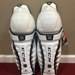CCM 21K Pro 15" Pro Stock (New) Shin Pads Item#21KS