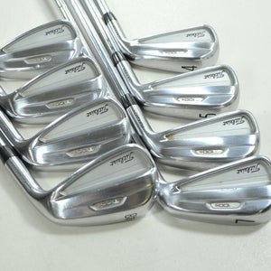 Titleist T100S 2021 4-PW,48* Iron Set Stiff Flex Right AMT Black Steel # 201296
