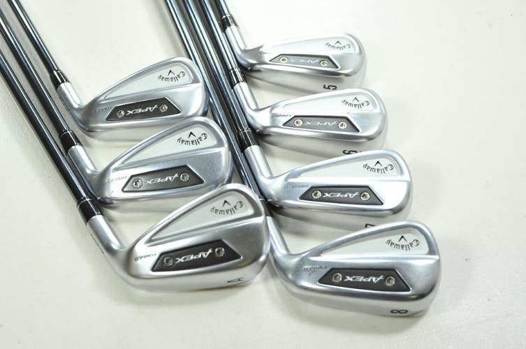 Callaway Apex Ai300 5-PW,AW Iron Set Stiff Flex RH Recoil Dart Graphite # 201477