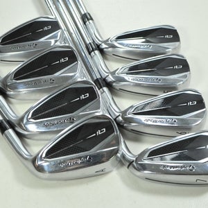 TaylorMade Qi 4-PW,AW Iron Set Stiff Flex Right DG MID S300 115 Steel # 201335