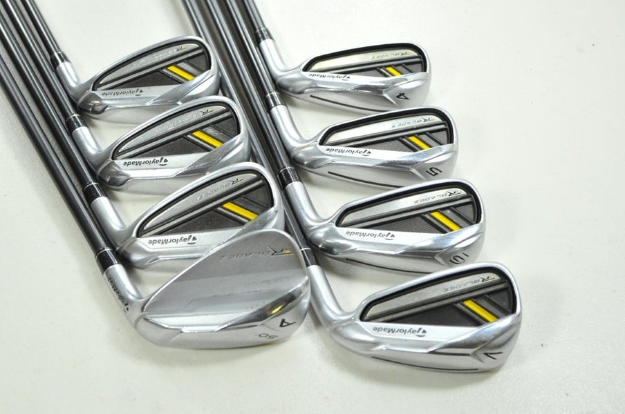 TaylorMade RocketBladez 4-PW,AW Iron Set Regular Flex Right Graphite # 201274