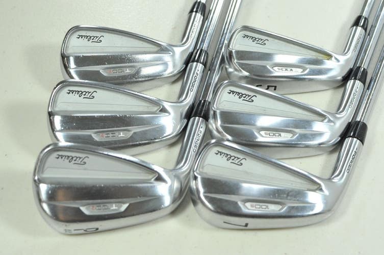 LEFT HANDED Titleist T100S 2021 5-PW Iron Set Stiff Project X LZ Steel #201454