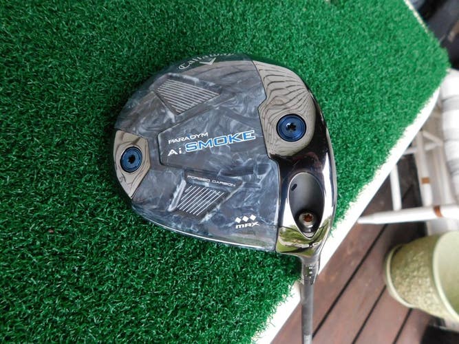 Callaway Paradym Ai Smoke Triple Diamond MAX 9.0* Driver w/ TENSEI 1K Stiff