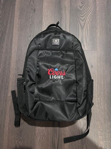 Coors Light Men's Ogio Backpack with insulated pocket, black (New)