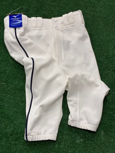 White Men's Medium Adult Mizuno Game Pants (New)