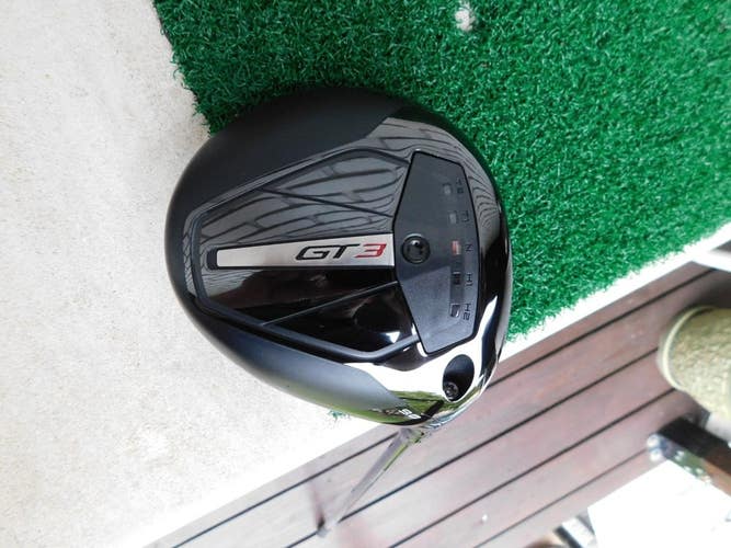 Titleist GT3 9.0* Driver w/ Project HZRDUS Smoke 6.0 Stiff Flex Shaft - New Grip