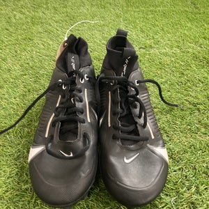 Black Men's Size M 9.5 (W 10.5) Adult Nike Vapor Edge Elite 360 2 Mid Top Cleats (Used)