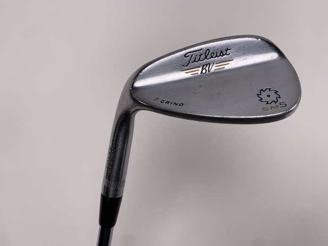 Titleist Vokey SM5 Tour Chrome Gap Wedge GW 52* 12 Bounce Wedge Steel Mens LH