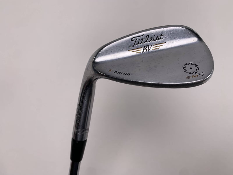 Titleist Vokey SM5 Tour Chrome Gap Wedge GW 52* 12 Bounce Wedge Steel Mens LH