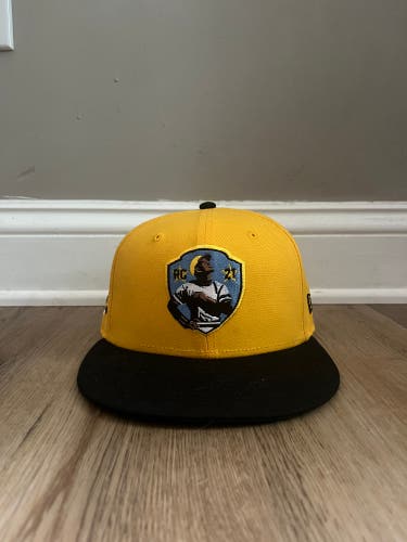 Yellow Men's 7 New Era Hat (New)