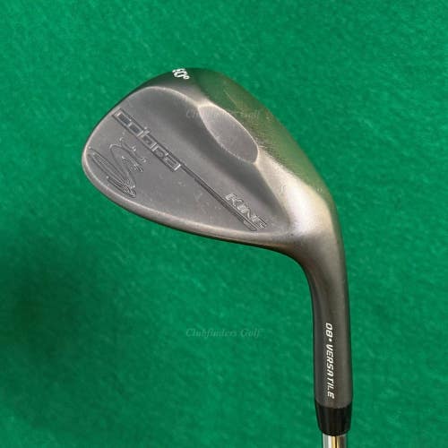 Cobra Golf King Black 60-8 60Lob Wedge KBS Tour FLT 120 Steel Wedge Flex