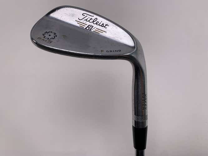Titleist Vokey SM5 Tour Chrome Wedge 52* 8 Bounce Wedge Steel Mens RH