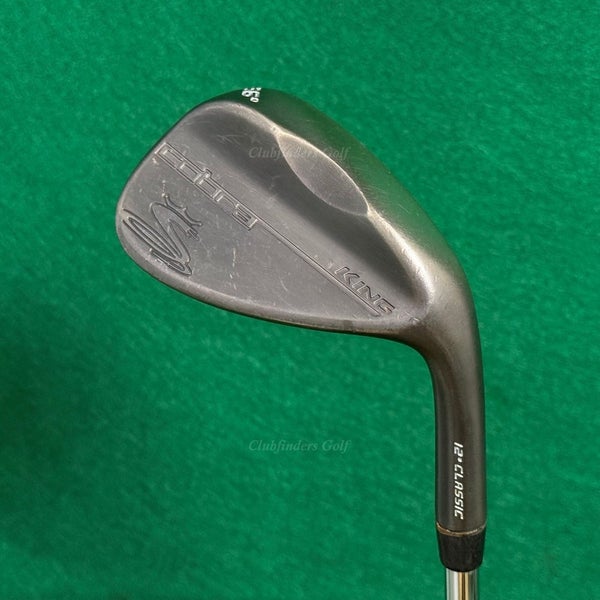 Cobra Golf King Black 56-12 56 Sand Wedge KBS Tour FLT 120 Steel Wedge Flex