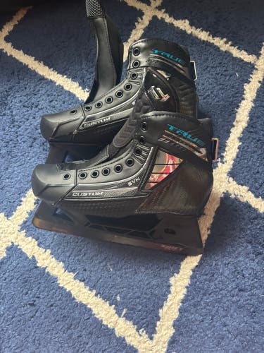 True True SVH Pro Two Piece Hockey Goalie Skates 7 (Used)