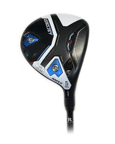 Cobra Aerojet Max 18.5* 5 Fairway Wood Graphite Helium 5F3 Regular Flex
