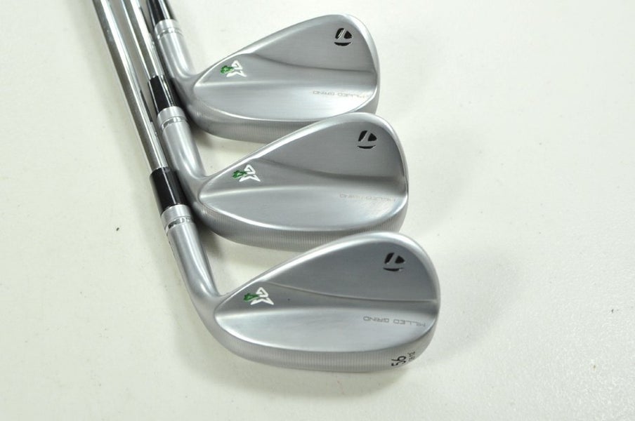 TaylorMade Milled Grind 4 Satin 48*, 52*, 56* Wedge Set Right DG Steel # 201467