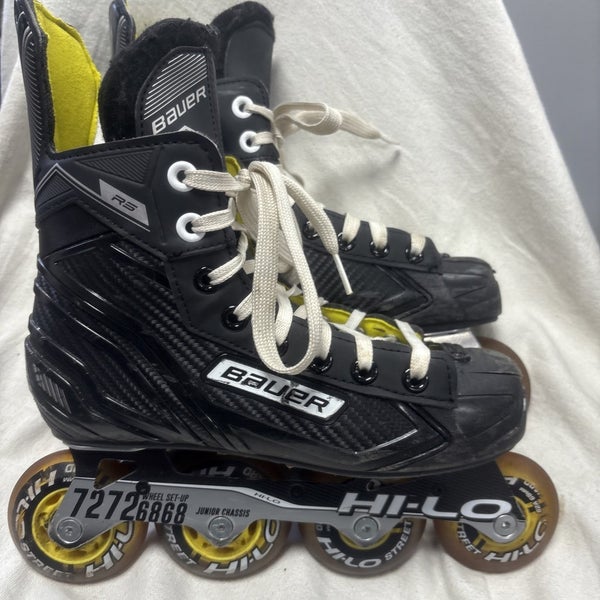 Junior Size 4 Bauer RS Inline Skates Rollerblades. Excellent Condition.