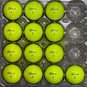 13 Titleist Pro V1 / Pro V1x Yellow Golf Balls