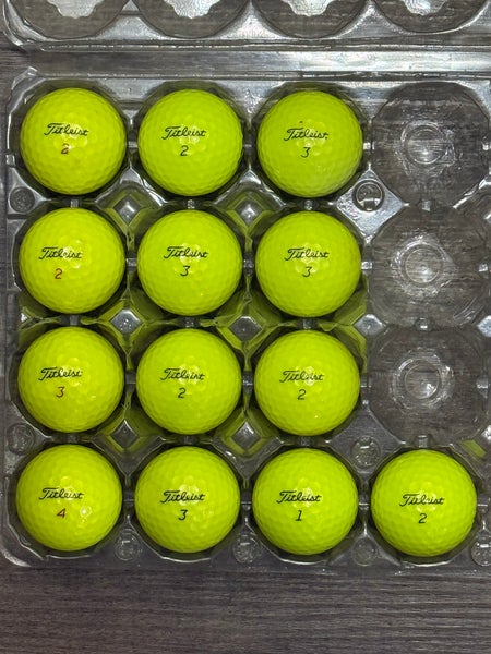 13 Titleist Pro V1 / Pro V1x Yellow Golf Balls
