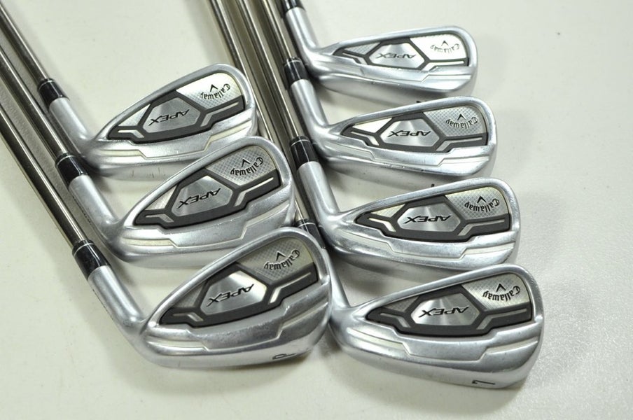 Callaway Apex CF 16 4-PW Iron Set Stiff Flex Right Recoil ES F4 Graphite #200411