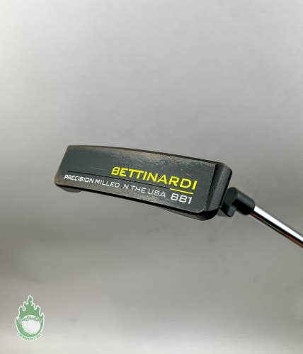 Used Right Handed Bettinardi BB1 Black 34" Milled Putter Steel Golf Club