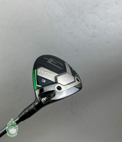 Right Handed Callaway ELYTE 3 Wood 15* Denali 60g Stiff FlexGraphite Golf Club