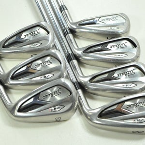 Titleist 718 AP1 5-PW,48* Iron Set Stiff Flex Right AMT Red S300 Steel # 200614