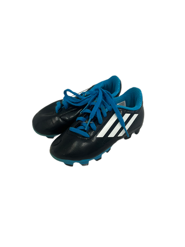 Used Adidas CONQUISTO Soccer Cleats Black Youth 11.0 11692-S000140134