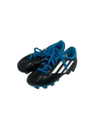 Used Adidas CONQUISTO Soccer Cleats Black Youth 11.0 11692-S000140134