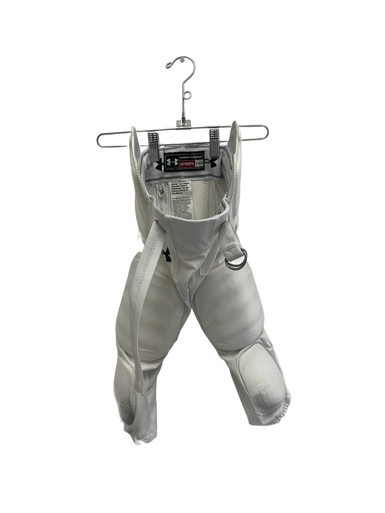 Used Under Armour Youth FB Integrated Pants White SM 11692-S000140128