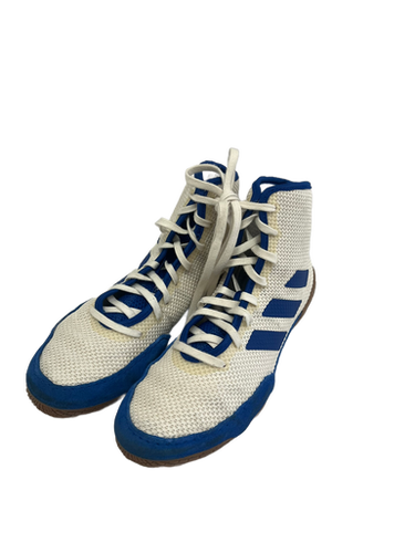 Used Adidas FALL TECH Wrestling Shoes White Senior 5.5 11692-S000140152