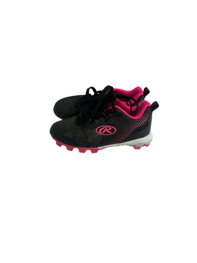 Used Rawlings BB CLEATS BB/SB Cleats Black Youth 11.0 11692-S000140197
