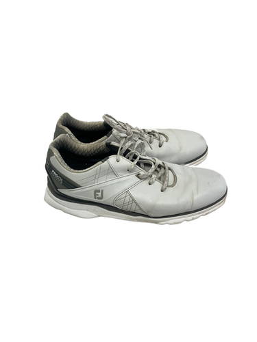 Used Foot Joy PRO SL CARBON Mens Golf Shoes White Senior 8.5 11692-S000140201